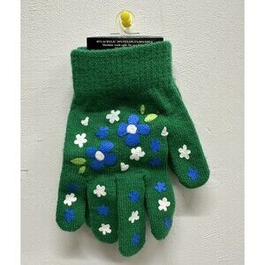 Gripper Girls one size fits all youth 4 to 16 magic gloves green color